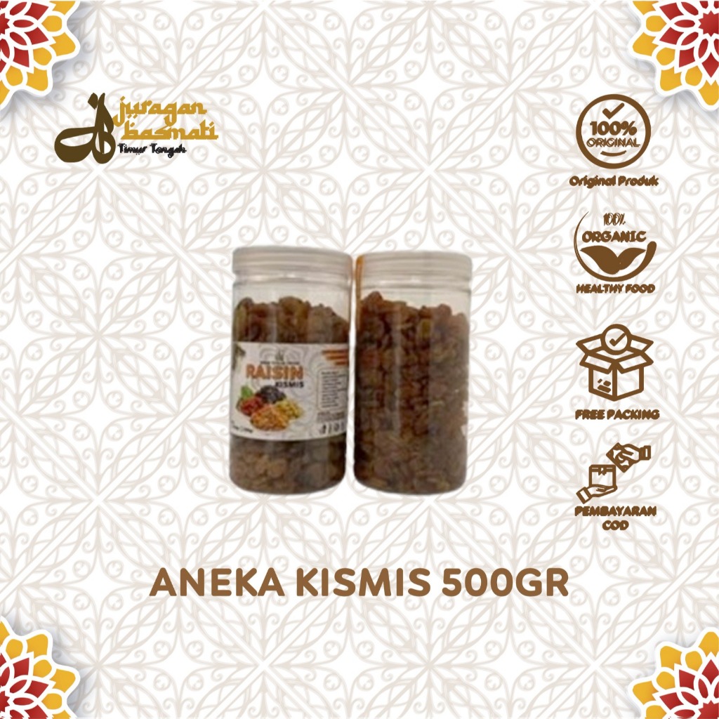 

Aneka Kismis Toples 500gr