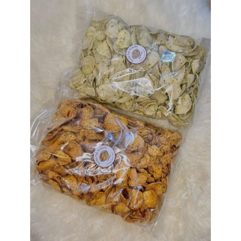 

Basreng Pak Sriwidodo daun jeruk ori dan pedas