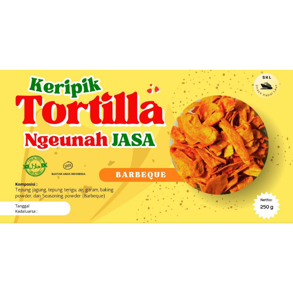 

Keripik Tortilla Ngeunah JASA Barbeque