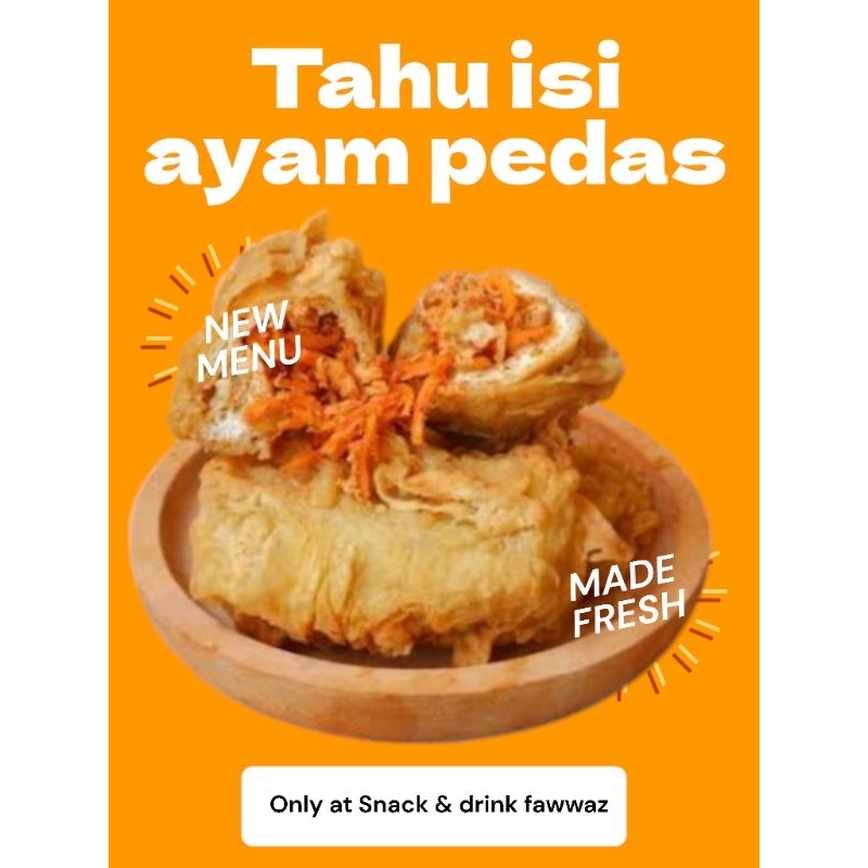 

TAHU ISI AYAM SUWIR PEDAS 10PCS