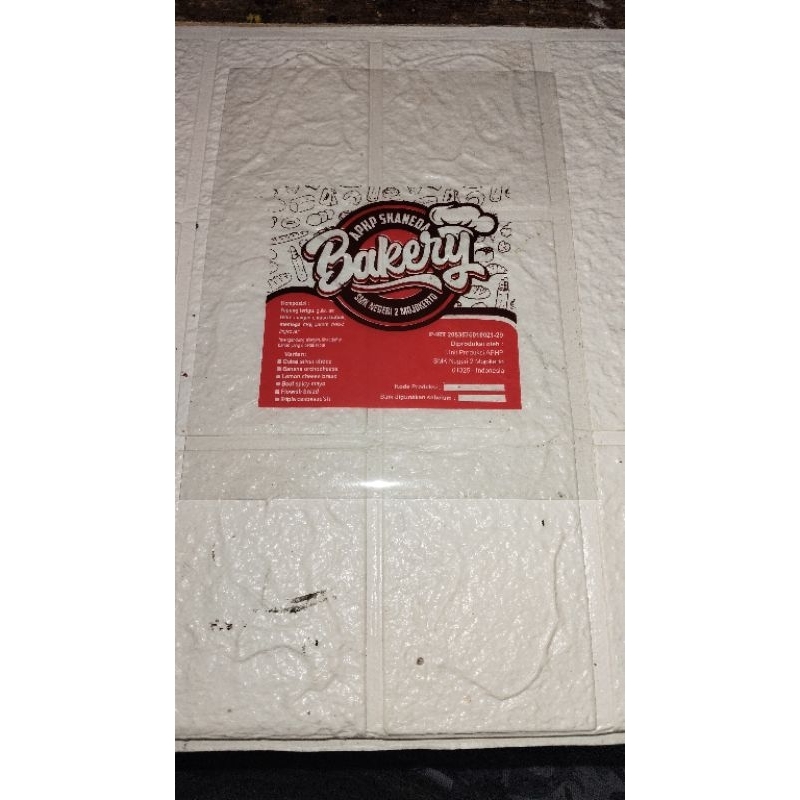 

Plastik OPP UK 11*11, 15*15 dan 16*16 cetak 2 warna
