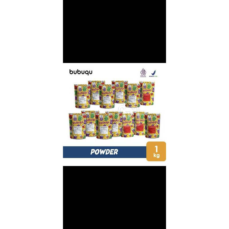 

BUBUQU BUBBLE DRINK/ANEKA BUBUK MINUMAN 1KG