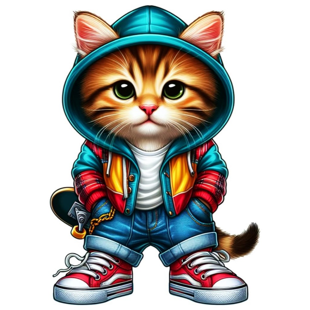 

CETAK STIKER FOTO KUCING CUSTOM STIKER VINYL INDOOR