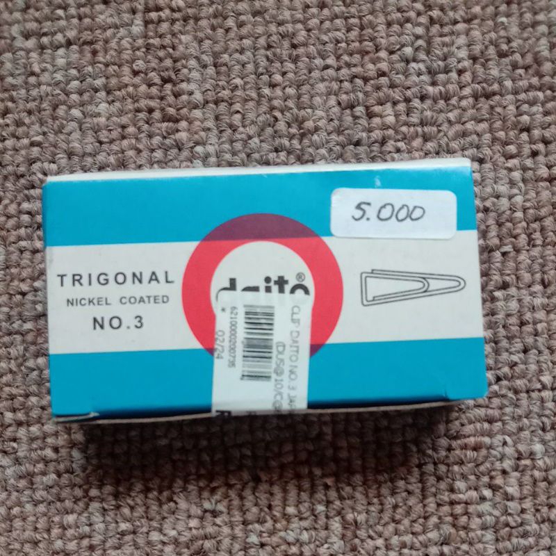 

penjepit kertas,trigonal daito no 3,klip kertas