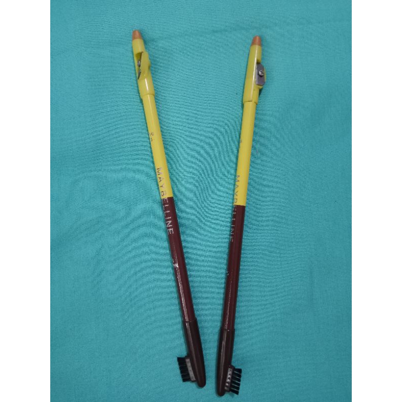 Pensil alis maybelline hitam + coklat
