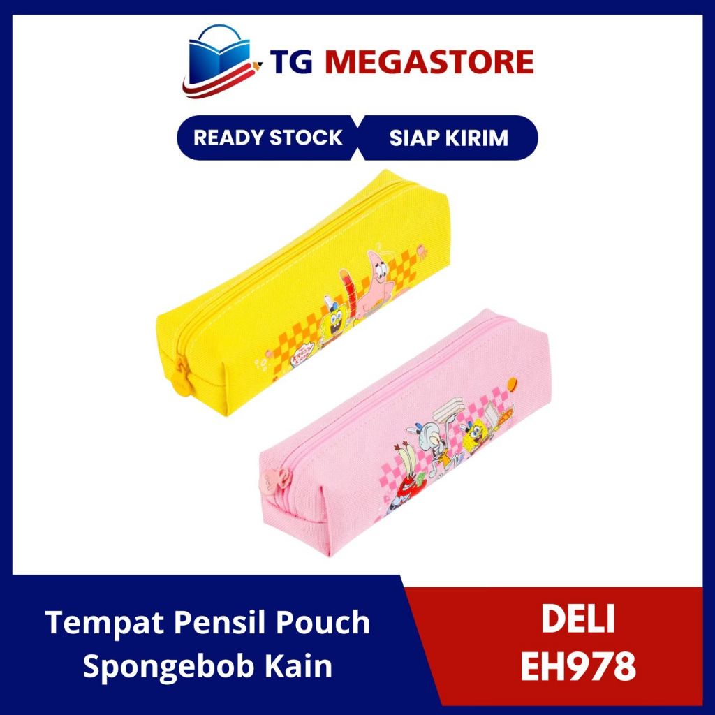 

Tempat Pensil Pouch Deli Spongebob Kain - EH978