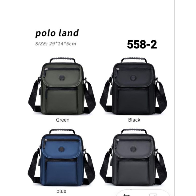 Tas Slempang Polo Land | Tas Pria [PL 558-]