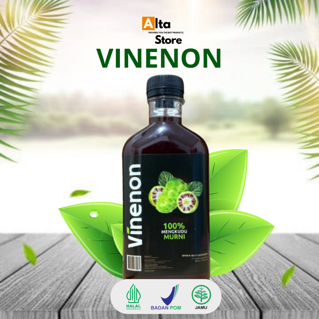 

VINENON ORIGINAL - Atasi Batu Ginjal & Lancarkan Purin Dalam Tubuh dengan Cuka Mengkudu - 300ml Palangkaraya