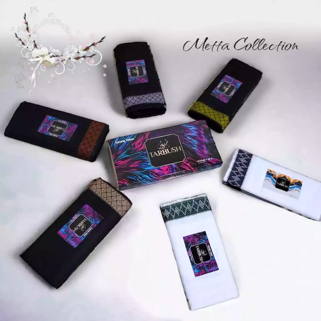 Sarung Tenun Sapphire Tarbush: Sarung Polos Hitam dan Putih Harga Ekonomis