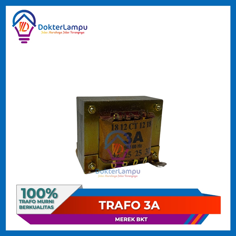 Trafo 3A trafo murni  (Ada CT)