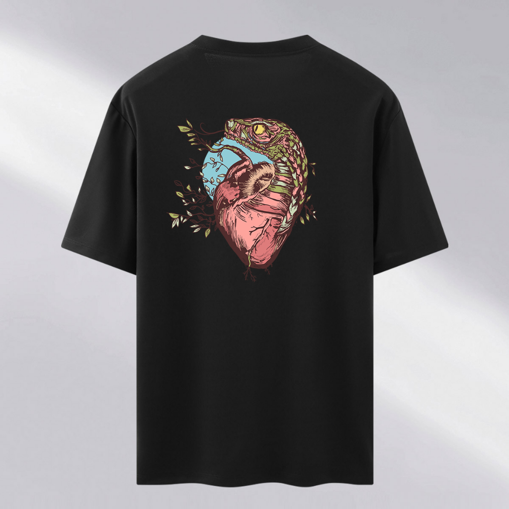 Jantung Ular Piton Kaos Terbaru Gambar Pakaian Pria/Wanita