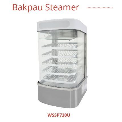 Getra WSSP730U Bakpao Steamer / Mesin Pengukus Bakpao / Display Dimsum