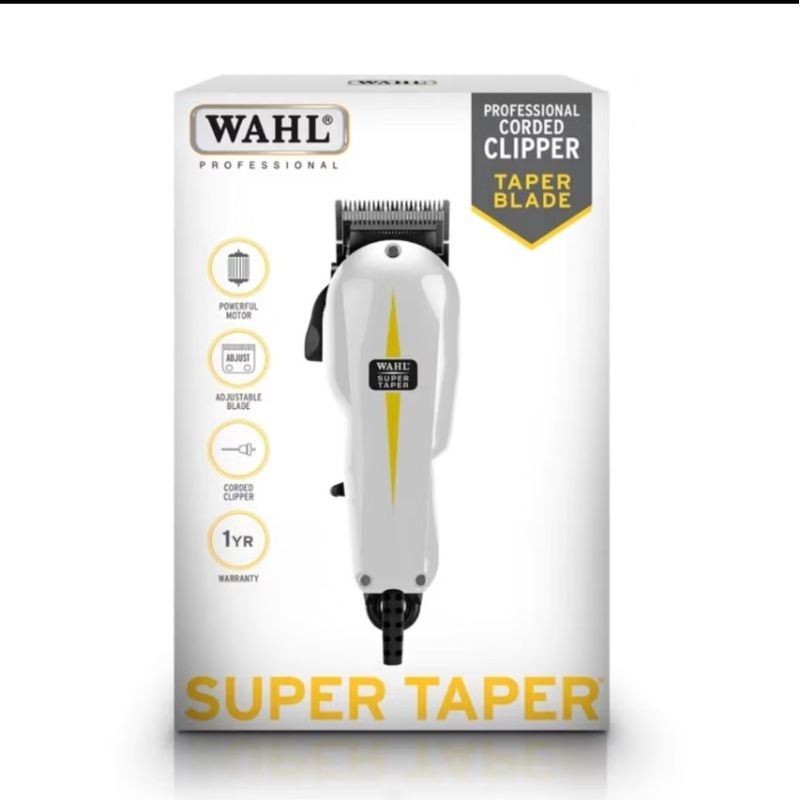 Wahl Super Taper Classic Series Profesional Clipper Corded Original Alat Potong Rambut