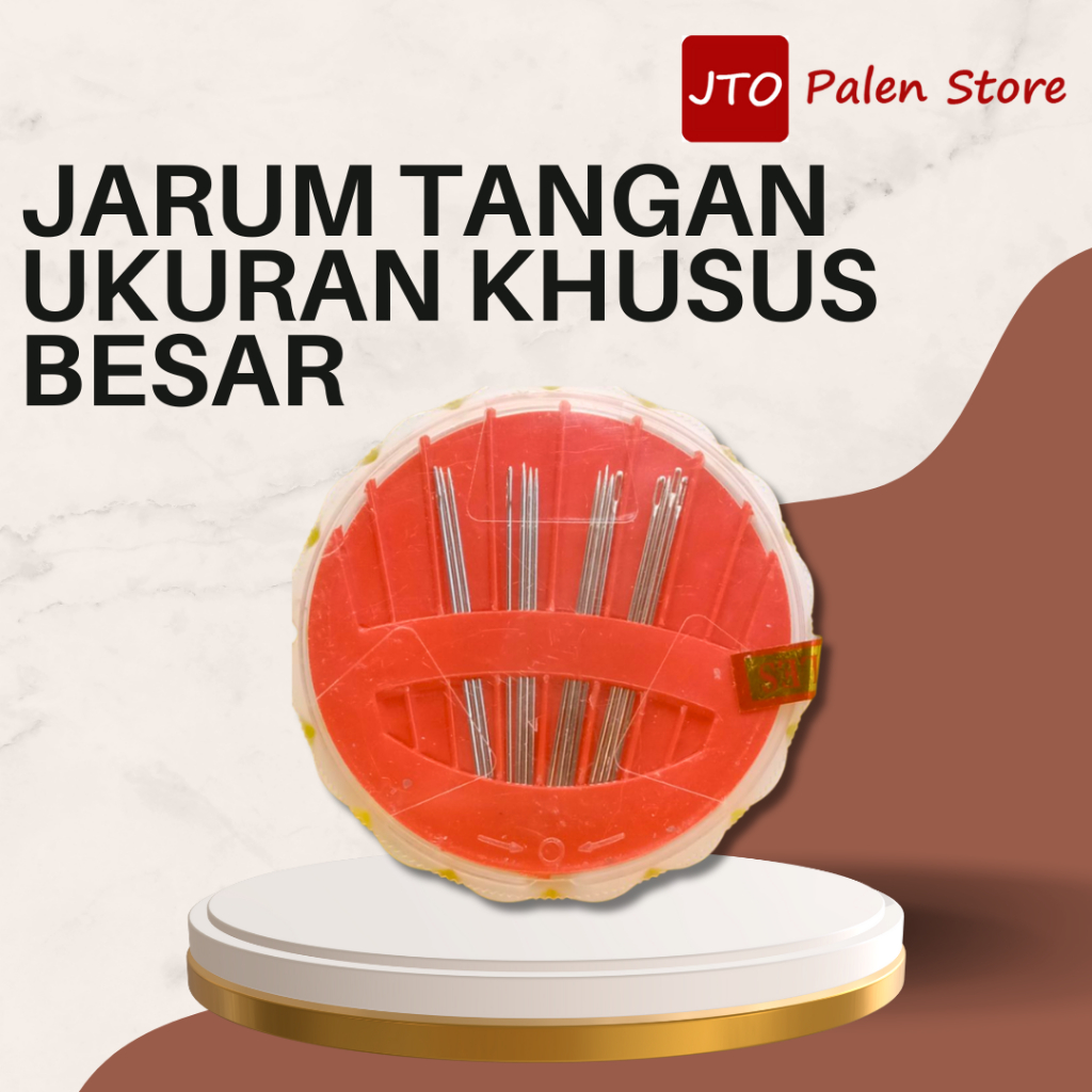 Jarum Jahit Tangan Ukuran Besar no 1