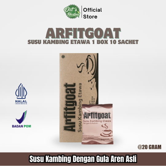 

ARFITGOAT Premium Susu Kambing Etawa Platinum dengan Gula Aren, Atasi Nyeri Sendi & Pegal Linu