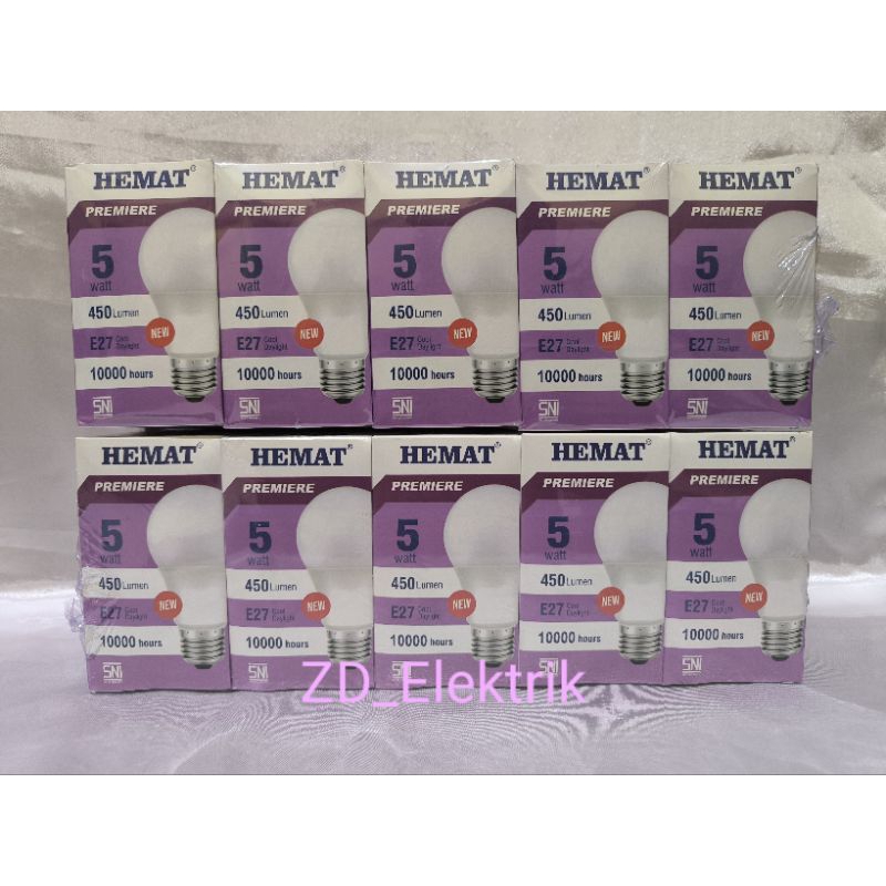 (10pcs) Lampu HEMAT Led hemat premiere 5 watt