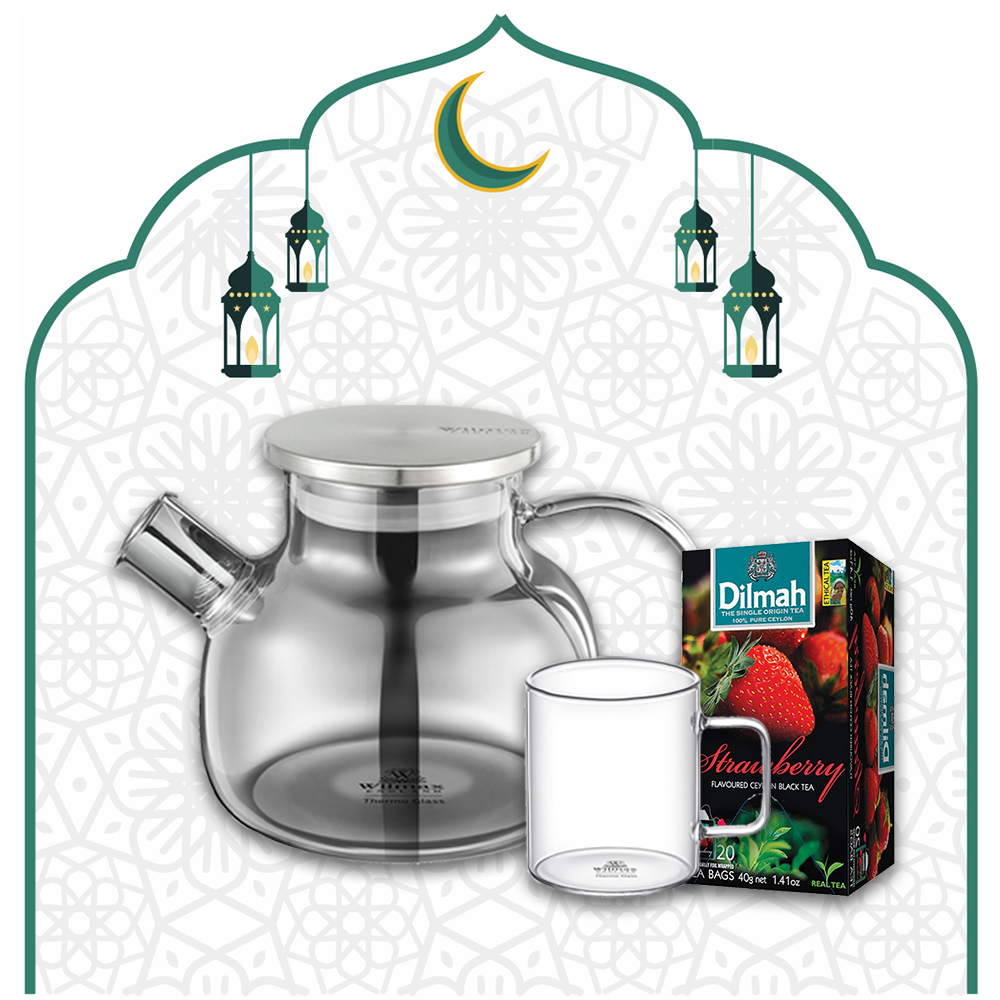 

Paket Hampers 01 - Kado / Gift / Hadiah / Parcel - Tea Set (Teko + Cangkir + Teh)