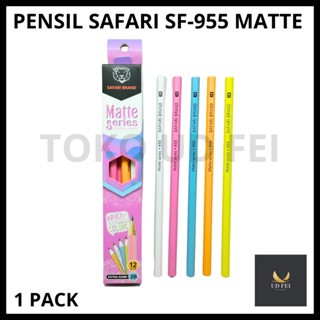 

(1 PACK = 12 PCS) Pensil Safari/ Pensil 2B Safari/ Pensil SF-955/ Pensil 2B Safari SF-955/ Pensil 2B Matte
