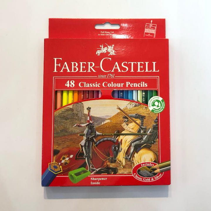 

PENSIL WARNA CLASSIC FABER CASTELL isi 48 WARNA