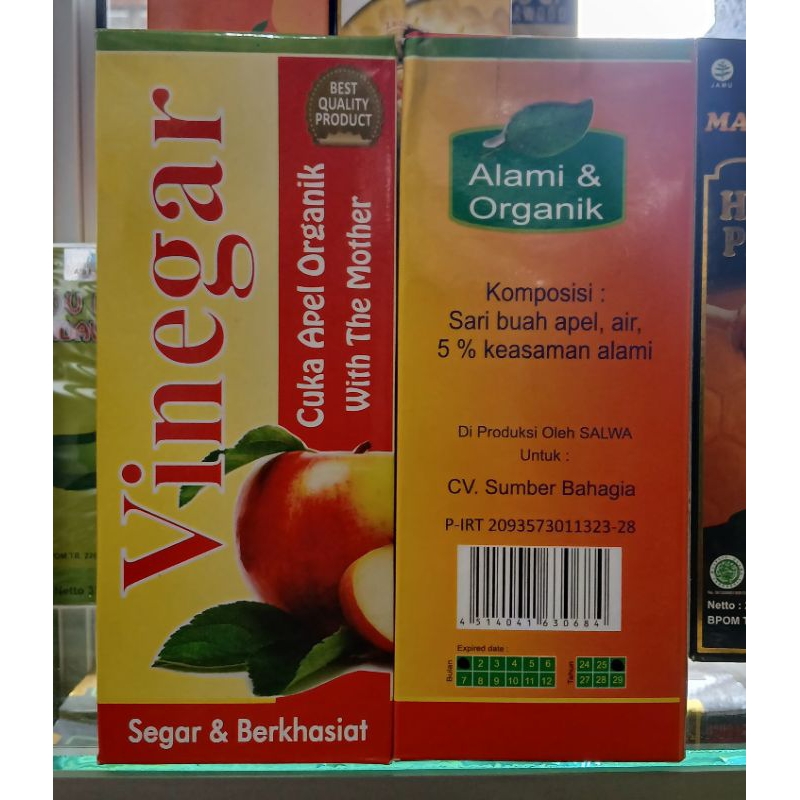 

VINEGAR CUKA APEL ORGANIK 330ML