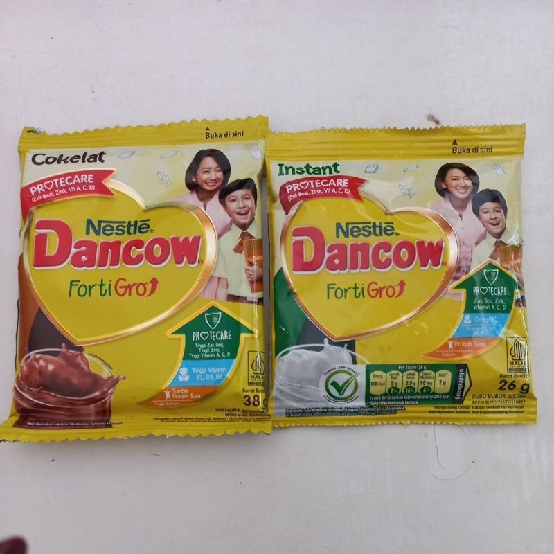 

Dancow sachet instant Putih & Coklat