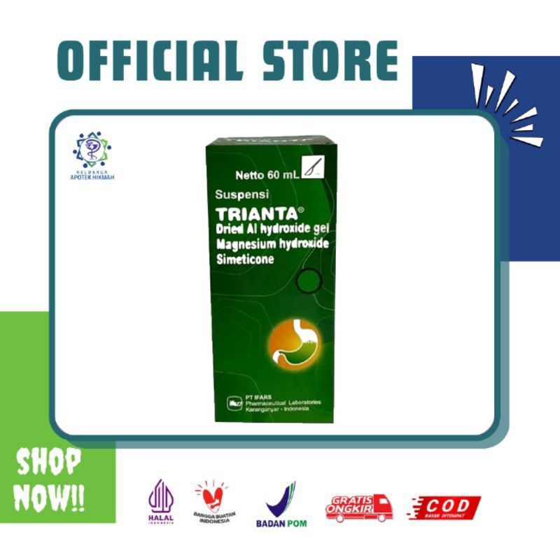 

Trianta Syrup Maag Gastritis Asam Lambung Gerd