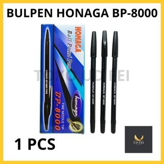 

(1 PCS) Bulpen Honaga / Bulpen Honaga BP8000/ Ballpoint Hitam