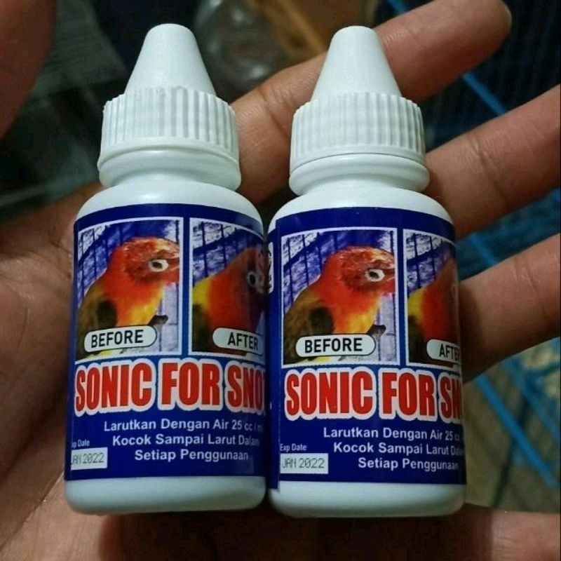 Obat Sonic for snot Lovebird Obat Snot untuk Semua burung Mengobati luka