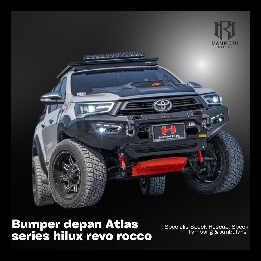 Bumper depan Atlas series hilux revo rocco