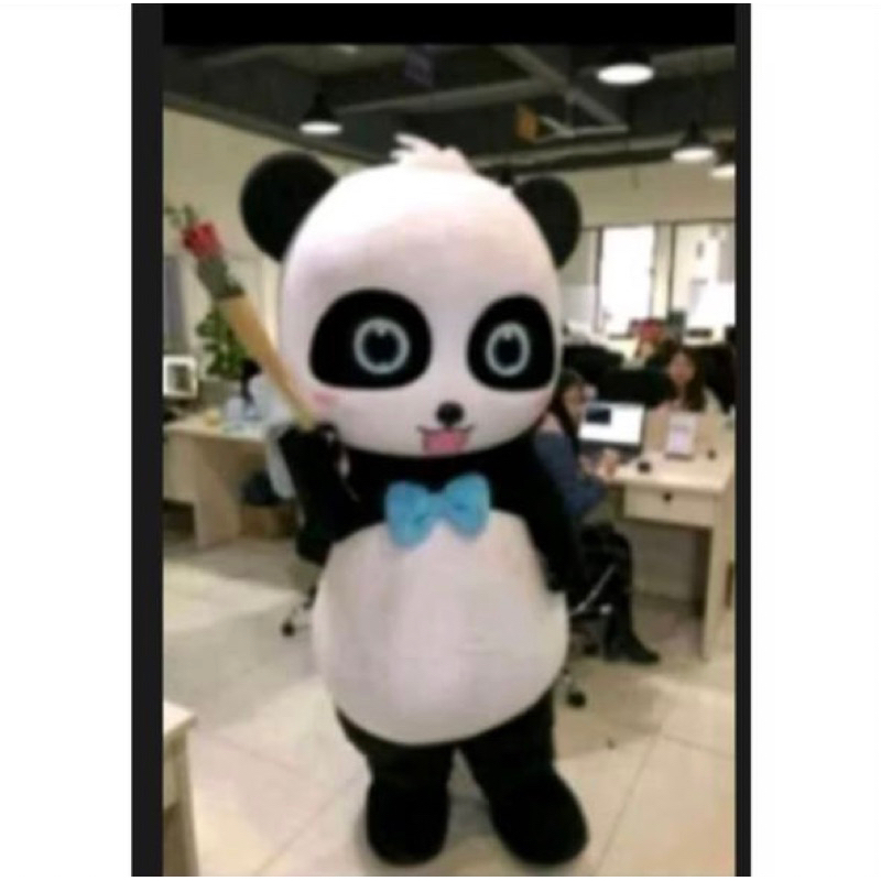 kostum badut panda