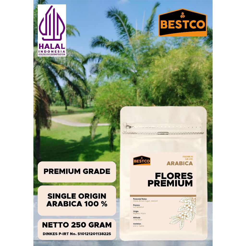 

Kopi Bestco Premium Arabica Flores 250 gr