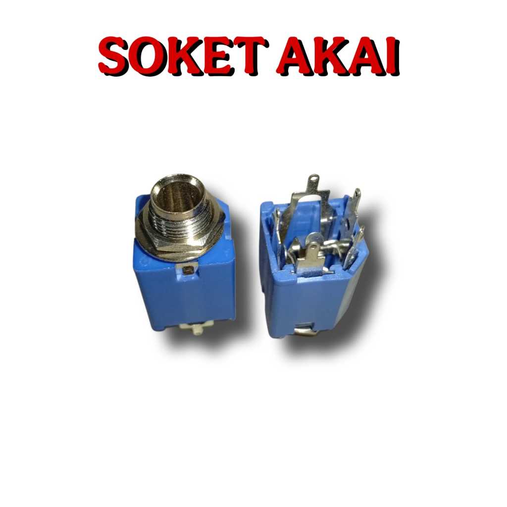 SOKET AKAI TEMPEL FEMALE SOKET JACK AKAI STEREO BIASA