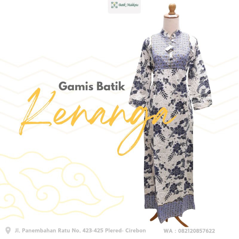 Gamis Batik Kenanga Cirebonan