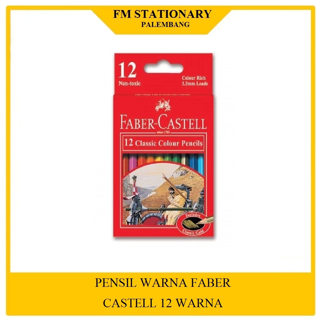 

Pensil warna faber pendek 12 warna