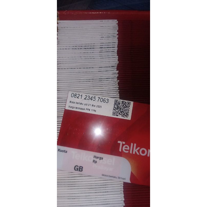 PERDANA CANTIK TELKOMSEL RAPI 12345