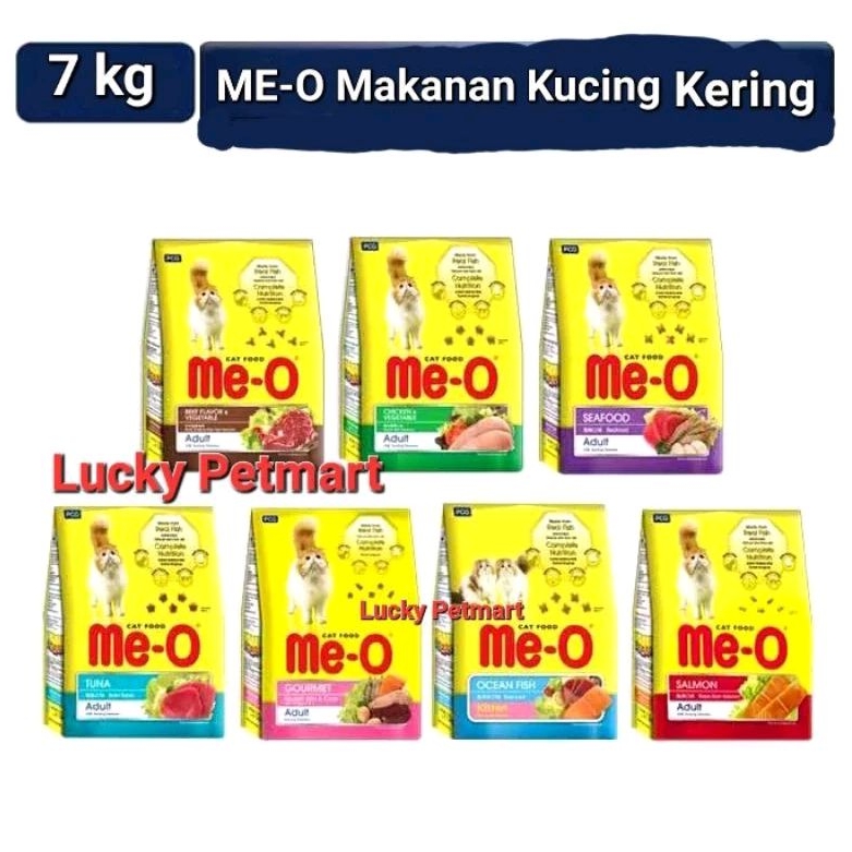 LUCKY - Meo Makanan Kucing Kering Dry Cat Food 7 kg Gojek - Pelet Makanan Kering Untuk Semua Jenis K