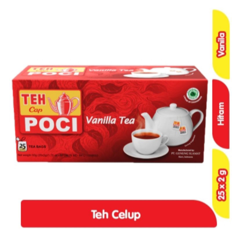 

POCI Teh Hitam Celup Vanila 25 x 2 g