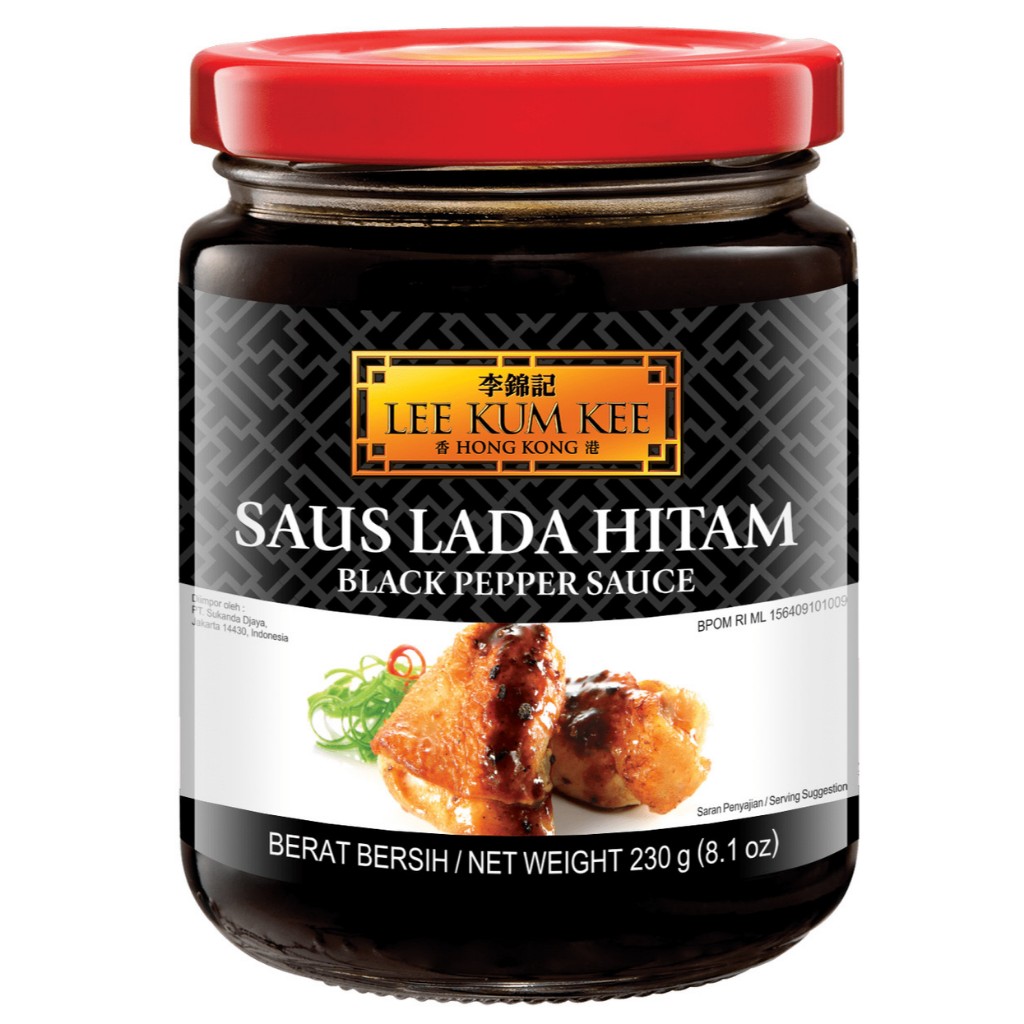 

Lee Kum Kee Black pepper Sauce / Saus Lada Hitam Lee Kum Kee - 230 Gram