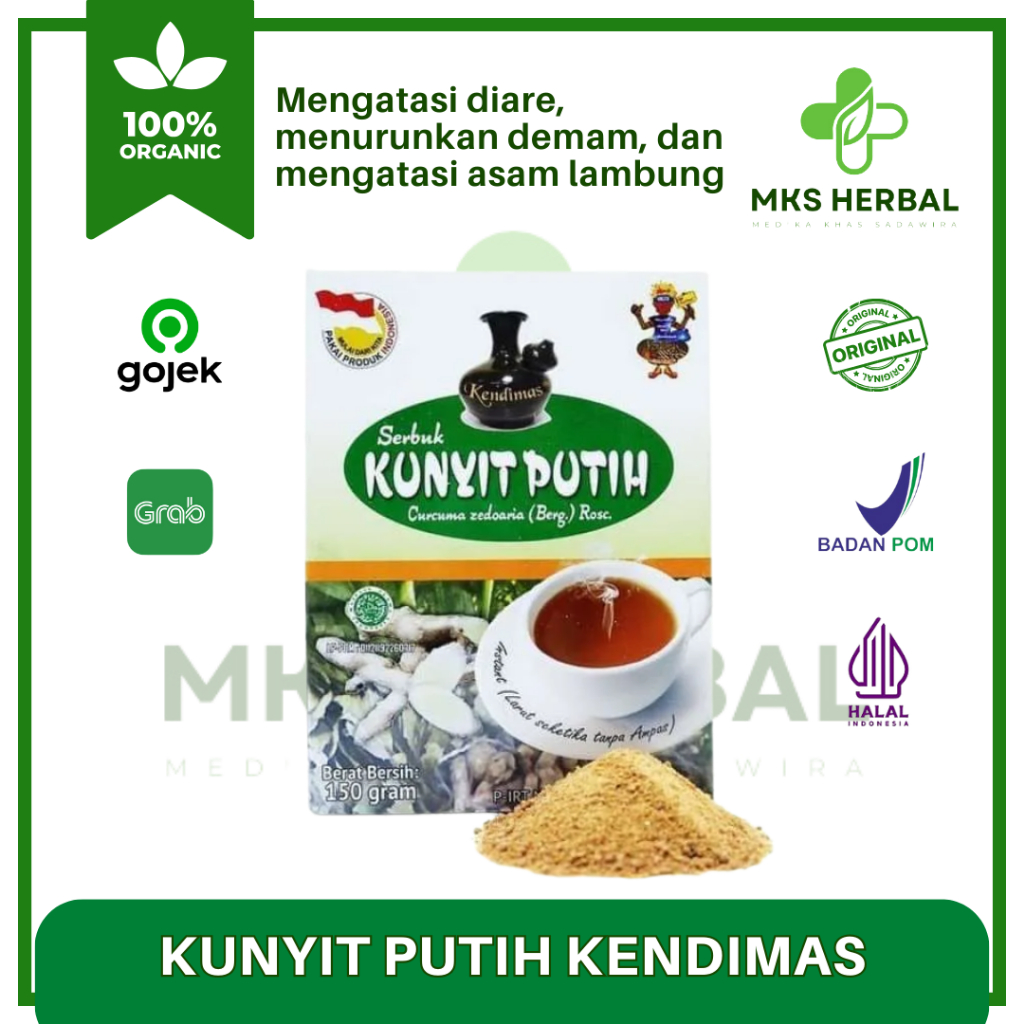 

KENDIMAS KUNYIT PUTIH SERBUK 150 gr