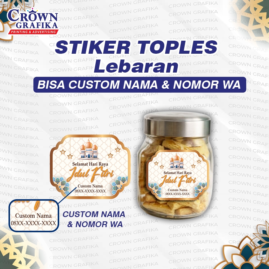 

(BISA CUSTOM NAMA) STIKER TOPLES LEBARAN, STIKER RAMADHAN, STIKER IDUL FITRI BAHAN CROMO/KERTAS