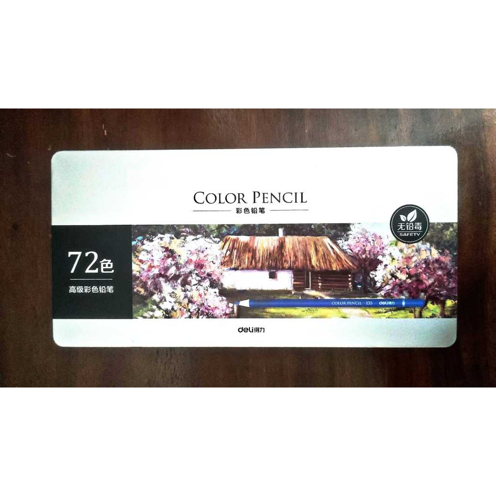 

Deli 72 Color Pencil - Professional Oil-Based Colored Pencils
