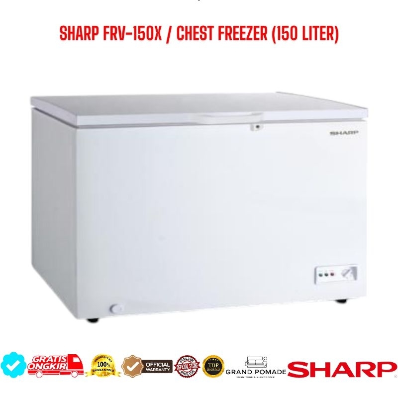 SHARP CHEST FREEZER FRV-150X 150 LITER