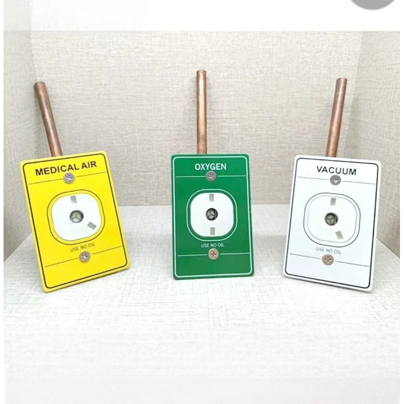 Outlet oxygen dinding Ohmeda, gas medis