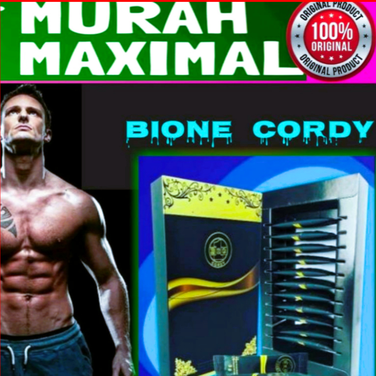 

Original Bione Cordy 2 Pack Isi 20 Sachet || Serbuk Herbal Special Kesehatan Stamina