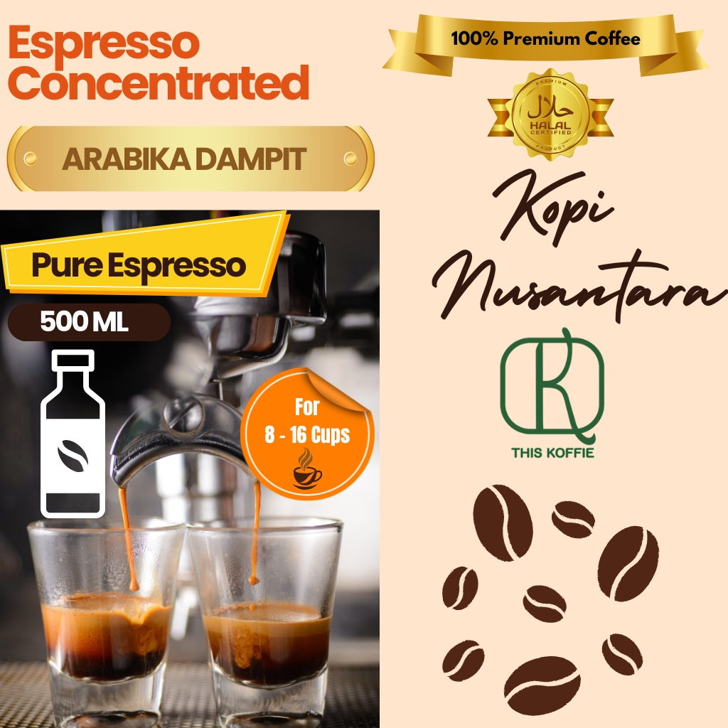 

Espresso Concentrated - Espresso Cair 100% Pure Espresso 1000 ML / 1 Liter