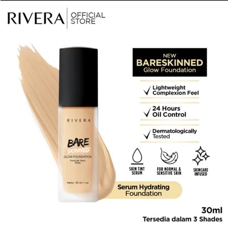 Rivera Bareskinned Glow Foundation kitacosmetic