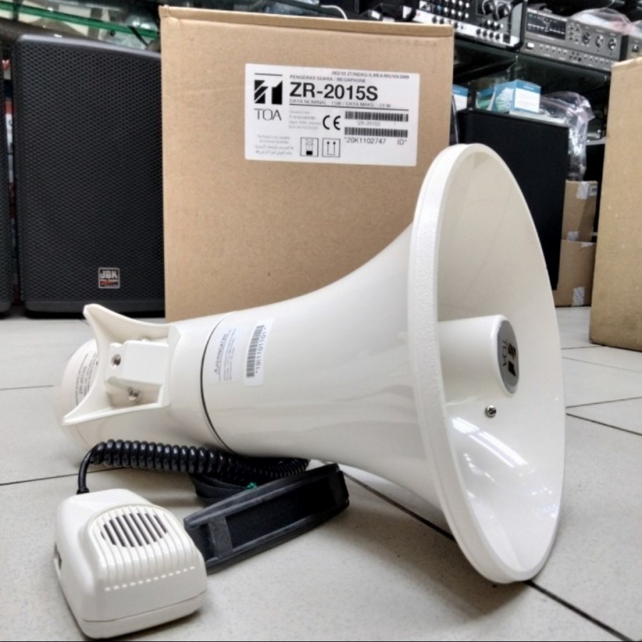 Megaphone TOA ZR2015S Sirine 15W Megaphone TOA ZR 2015S / Megaphone TOA ZR 2015 S (15 Watt + Sirene)