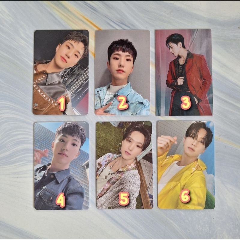 Seventeen Hoshi Lucky Draw POB Yizhiyu Album Photocards