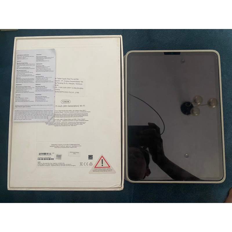 ipad pro m2 128 gb gen 4 wifi only ibox