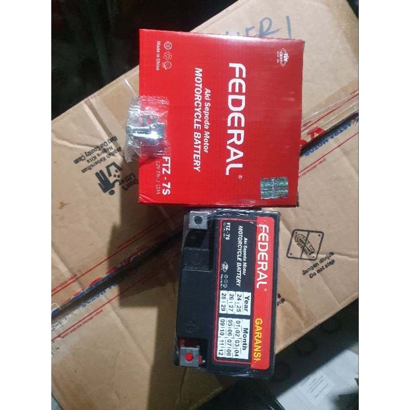 aki federal FTZ 7S 7A vario125 vario 150 aerox n max lexi cb150r satria fu cbr